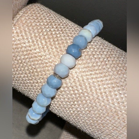 Blue opal beaded necklace & bracelet set by Jay king - Picture 3 of 10